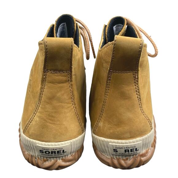 Sorel Women’s Out and About Brown Leather Duck Boot Size US 11 - Picture 8 of 11